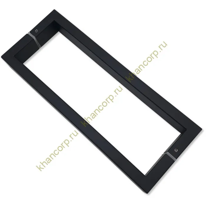 Ручка скоба FDR-78, 15х30х270х1.0 мм, нержавейка/черный