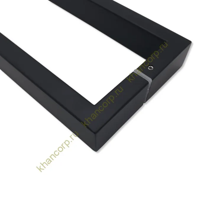 Ручка скоба FDR-78, 15х30х270х1.0 мм, нержавейка/черный