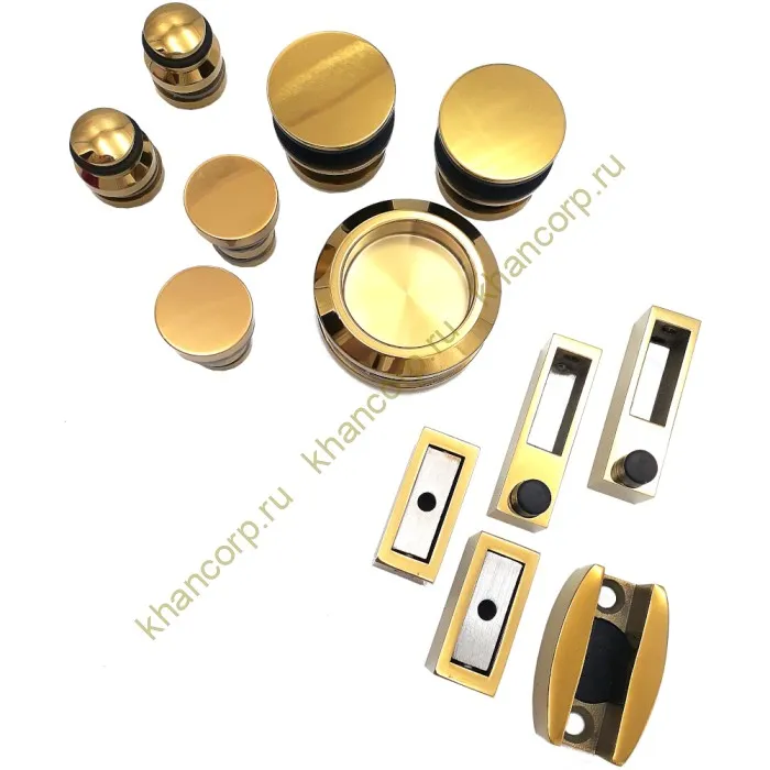 Раздвижная система Альфа FDS-1 , нержавейка/золотой