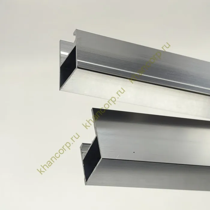 Комплект раздвижной системы Клио FDS-105 c двумя рельсами, для трубы 30х10, нержавейка/полированный