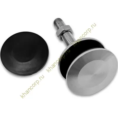 Рутель шарнирный FN-101 без зенковки без гайки M14, нержавейка/матовый