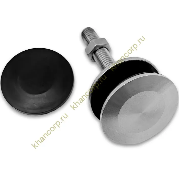 Рутель шарнирный FN-101 без зенковки без гайки M14, нержавейка/матовый