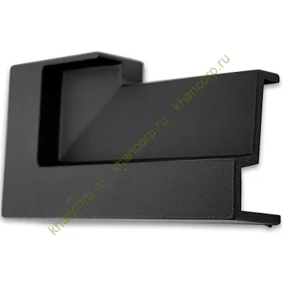 Заглушка FDPA-430L ЛЕВАЯ торцевая для порога FDPA-43.15, ПВХ/черный