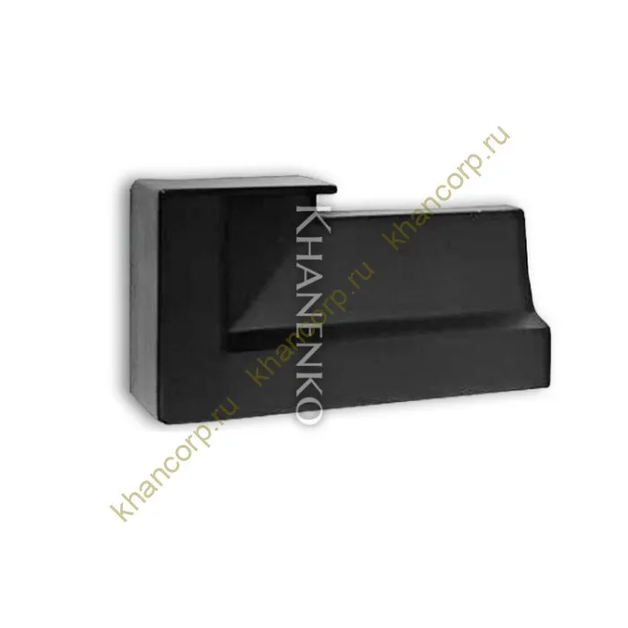 Заглушка FDPA-430L ЛЕВАЯ торцевая для порога FDPA-43.15, ПВХ/черный