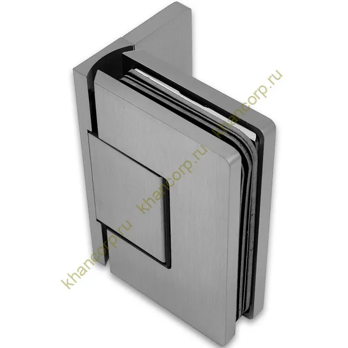 Петля Афина FDP-130 стена-стекло с боковым креплением, латунь/матовый