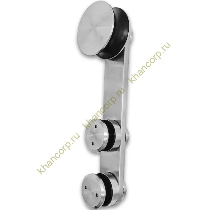 Каретка FDS-70 для раздвижной системы FDS-10, плоская без зенковки, нержавейка/матовый