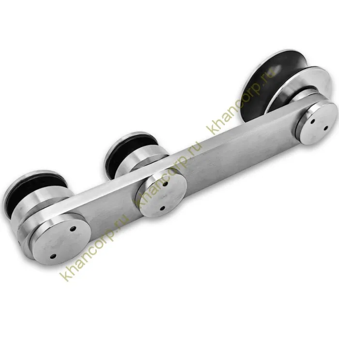 Каретка FDS-70 для раздвижной системы FDS-10, плоская без зенковки, нержавейка/матовый