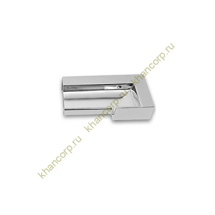 Заглушка FDPA-430L ЛЕВАЯ торцевая для порога FDPA-43.15, ПВХ/хром