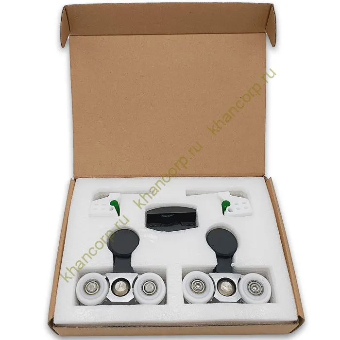 Раздвижная система Ретра FDS-11.1 для стеклянных дверей, нержавейка/черный