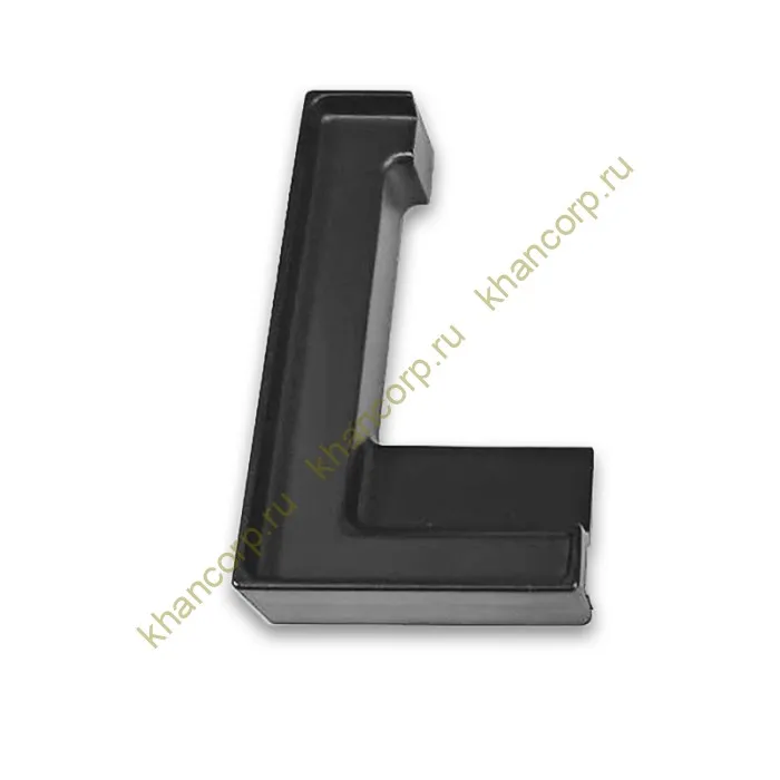 Заглушка FDPA-431L ЛЕВАЯ угловая для порога FDPA-43.15, ПВХ/черный