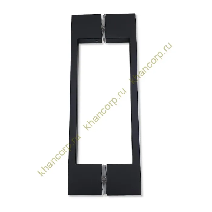 Ручка скоба FDR-90, 10х15х220х1.0 мм, нержавейка/черный