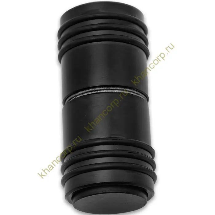 Ручка кноб Йота FDR-141 с одним резиновым торцом, алюминий/черный