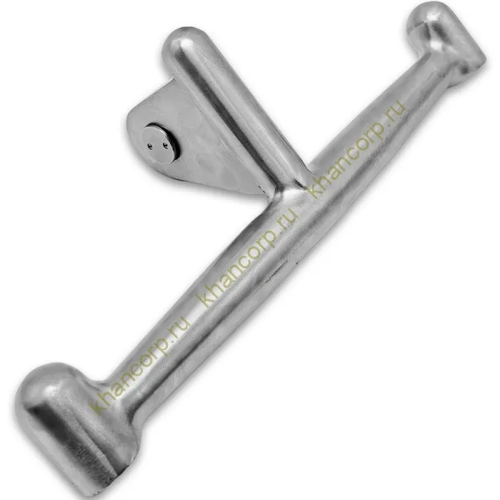 Двойное крепление рутеля FN-112 к ванте M14, нержавейка/матовый