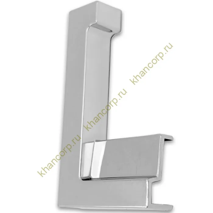 Заглушка FDPA-431L ЛЕВАЯ угловая для порога FDPA-43.15, ПВХ/хром
