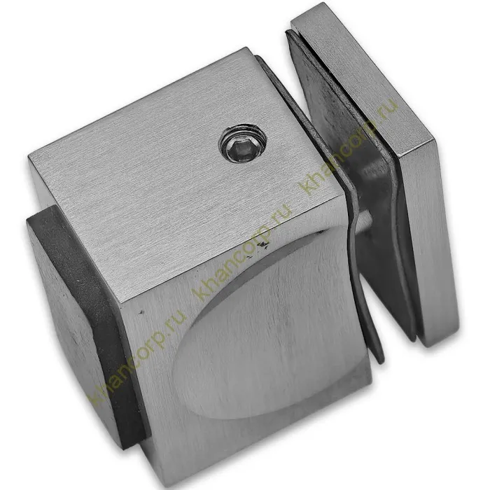 Ручка кноб FDR-67 с резиновым торцом (односторонняя), алюминий/матовый