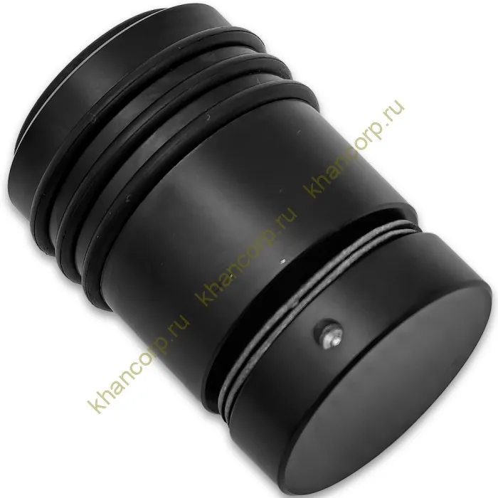 Ручка кноб Йота FDR-142 с резиновым торцом (односторонняя), алюминий/черный