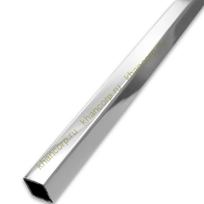 Труба FDT-593, 15х15х2 мм 3 м, нержавейка/полированный16K