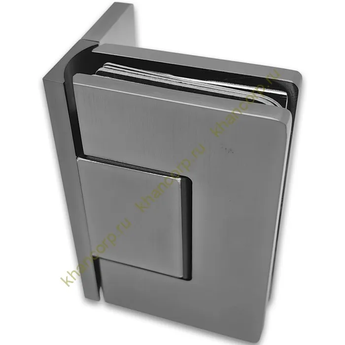 Петля Афина FDP-130 стена-стекло с боковым креплением, латунь/оружейная сталь