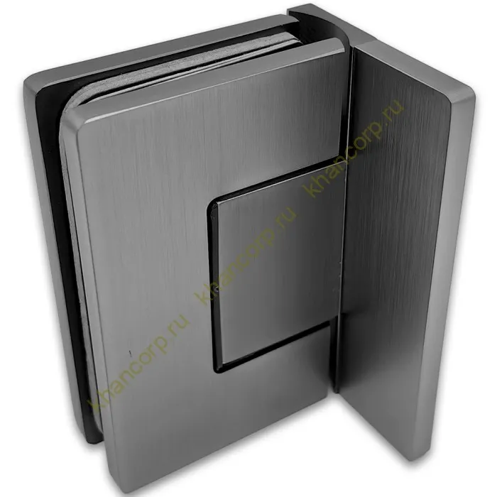 Петля Афина FDP-130 стена-стекло с боковым креплением, латунь/оружейная сталь