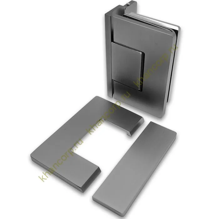 Петля Афина FDP-130 стена-стекло с боковым креплением, латунь/оружейная сталь