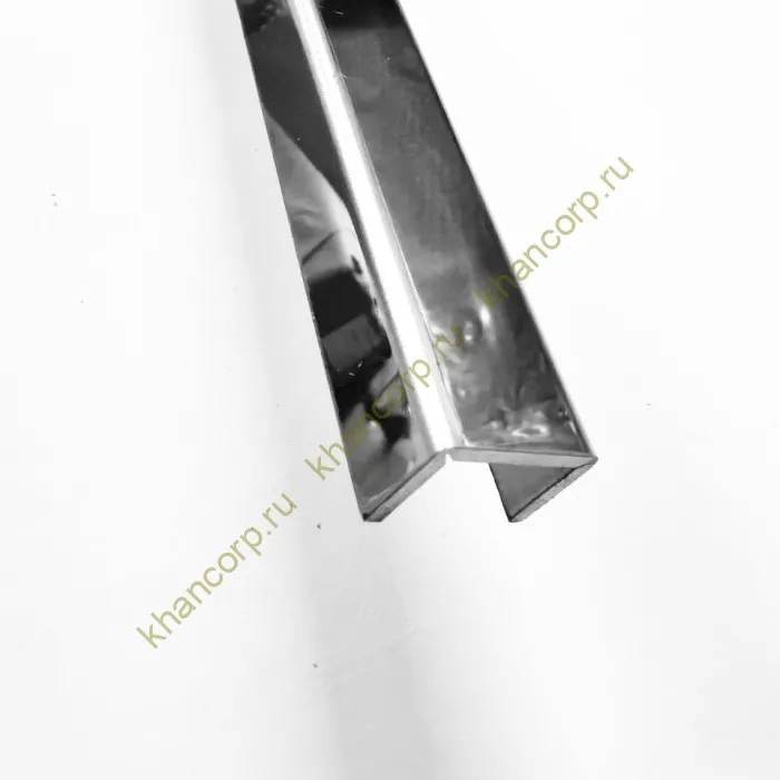 Поручень FOP-210, 16.8x13 под стекло 12 мм длина 4 м, нержавейка/полированный