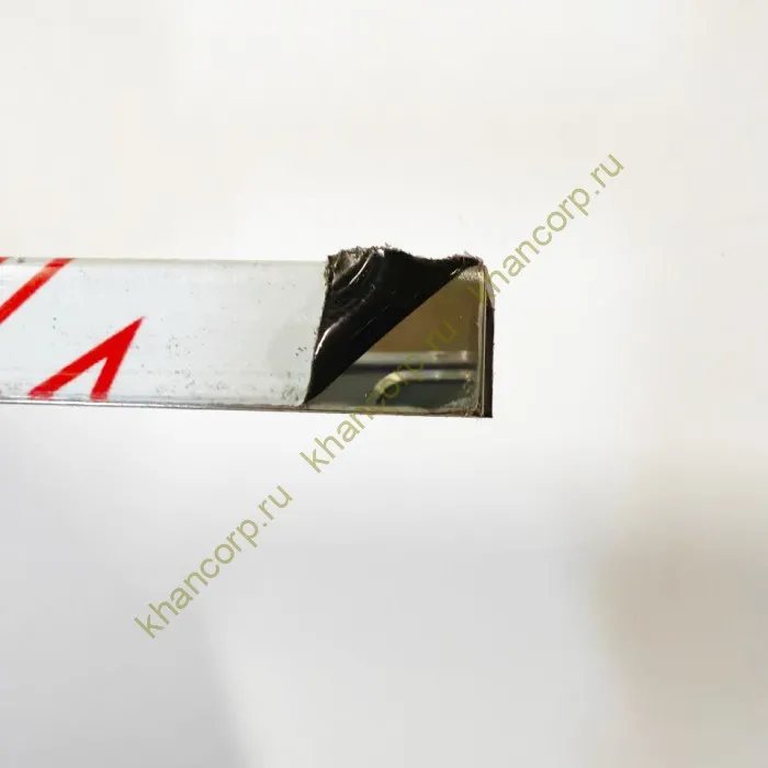 Поручень FOP-210, 16.8x13 под стекло 12 мм длина 4 м, нержавейка/полированный