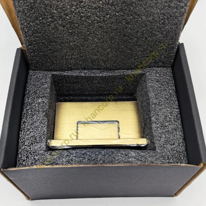 Петля Афина FDP-130 стена-стекло с боковым креплением, латунь/брашированное золото