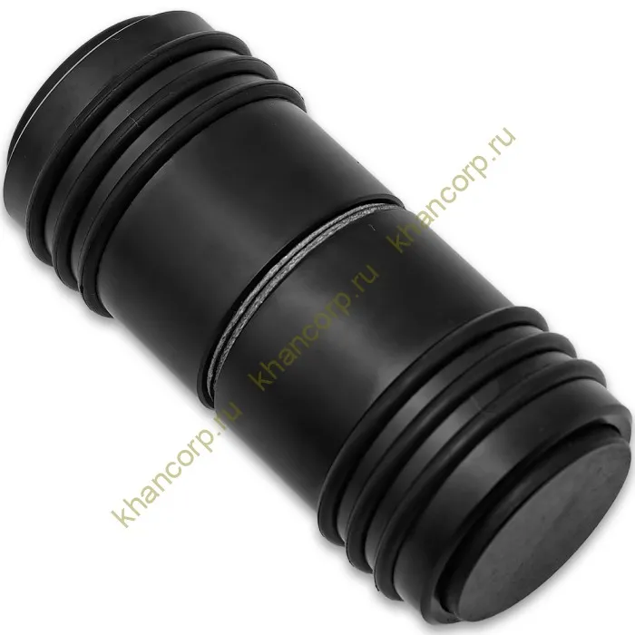 Ручка кноб Йота FDR-143 с двумя резиновыми торцами, алюминий/черный