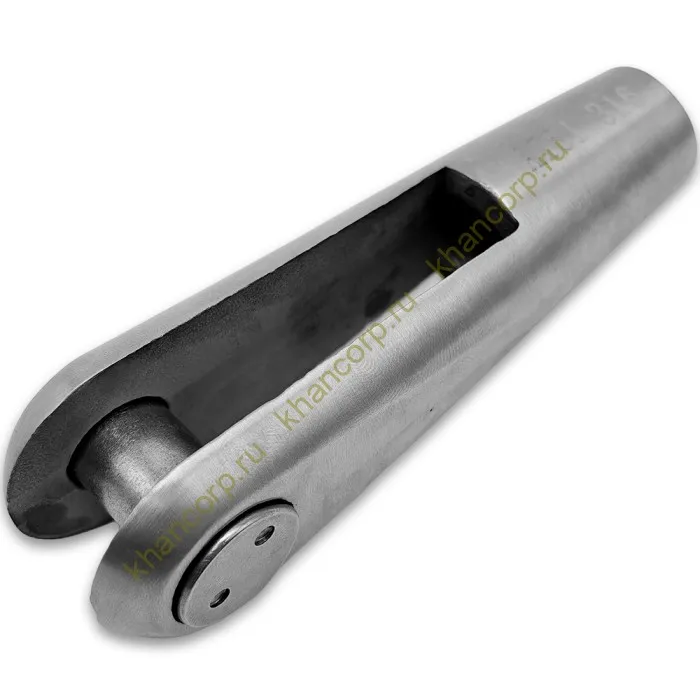 Наконечник FN-121 для ванта (тяги) правый М14, нержавейка/матовый