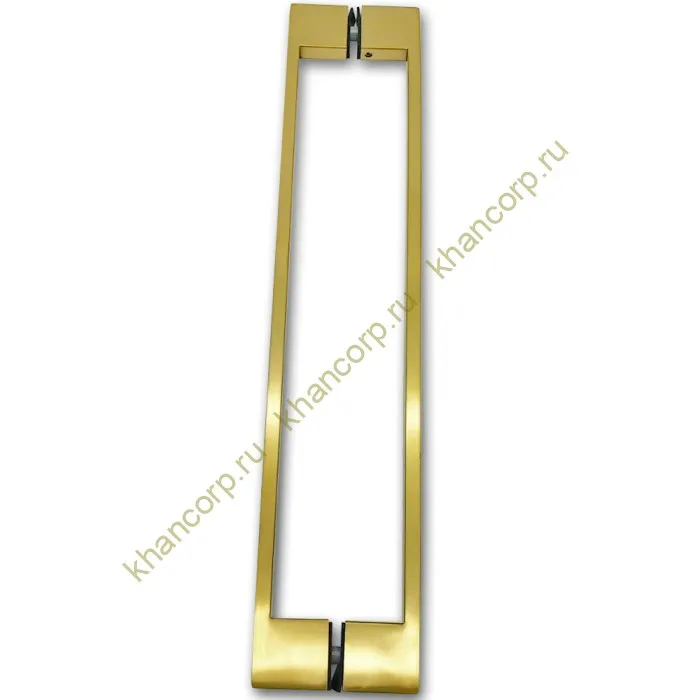 Ручка скоба FDR-92, 10х15х450х1.0 мм, нержавейка/брашированное золото