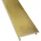 Крышка FKP-442.3 для профиля зажимного FKP-443, длина 3 м, алюминий/брашированное золото