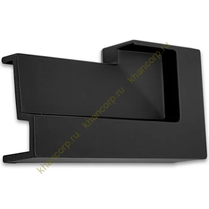 Заглушка FDPA-430R ПРАВАЯ торцевая для порога FDPA-43.15, ПВХ/черный