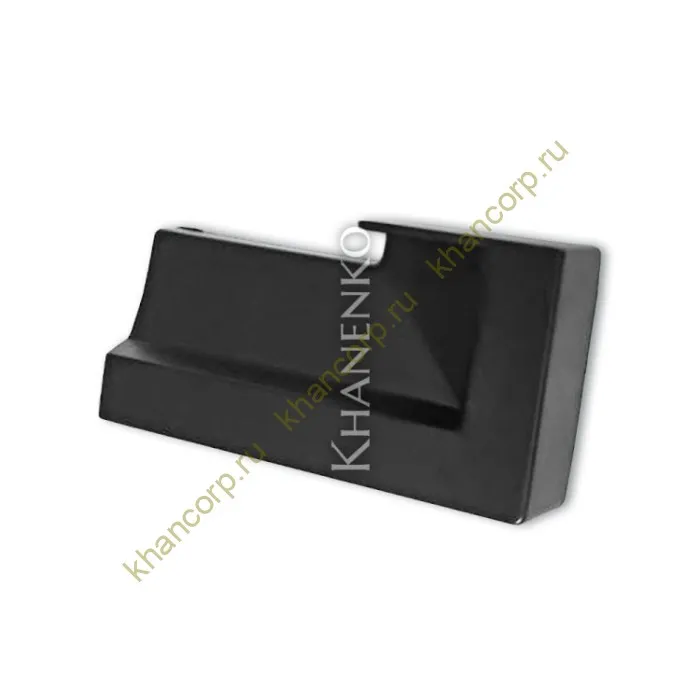 Заглушка FDPA-430R ПРАВАЯ торцевая для порога FDPA-43.15, ПВХ/черный