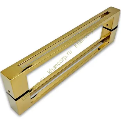 Ручка скоба FDR-89, 30х10х300х1.0 мм, нержавейка/золото