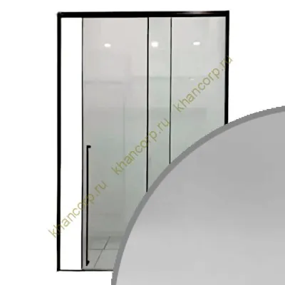 Раздвижная система Нимфа FDS-8 в проем, нержавейка/полированный