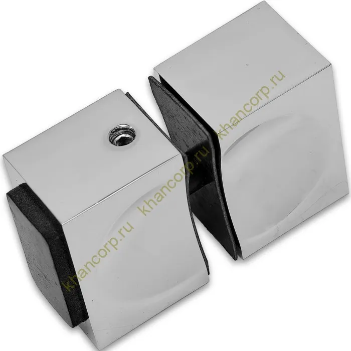 Ручка кноб FDR-66 с одним резиновым торцом, алюминий/хром