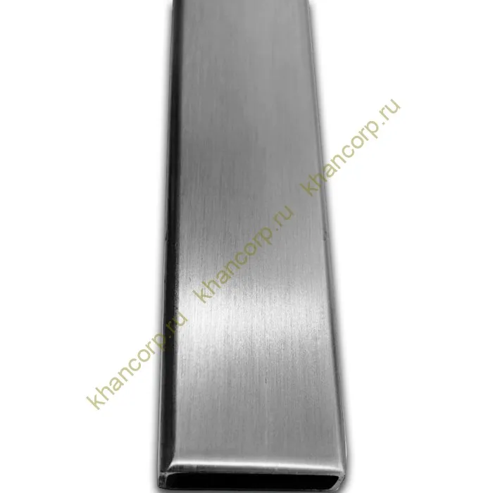 Труба FDT-351, 30х10х1.5 мм 1 м, нержавейка/оружейная сталь