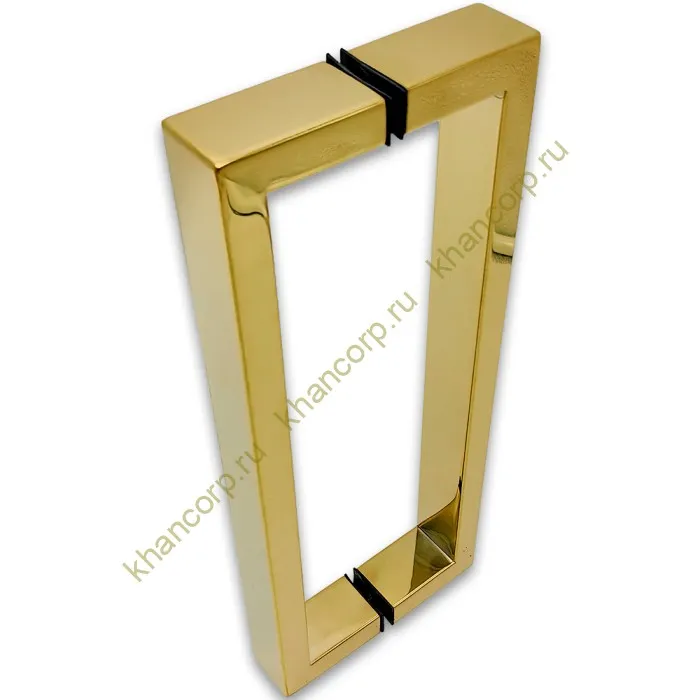 Ручка скоба FDR-78, 15х30х270х1.0 мм, нержавейка/золото