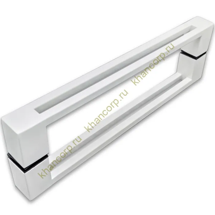 Ручка скоба FDR-89, 30х10х300х1.0 мм, нержавейка/белый