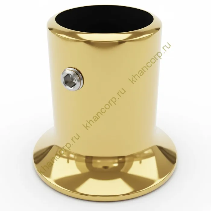 Крепление FDC-10 трубы 19 к стене, нержавейка/золото