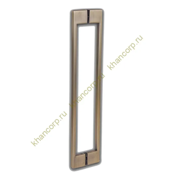 Ручка скоба FDR-92, 10х15х450х1.0 мм, нержавейка/бронза
