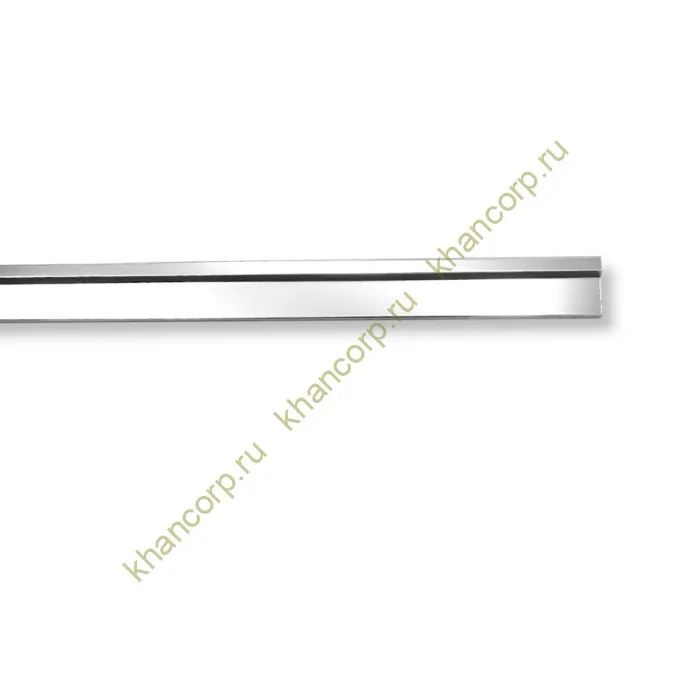 Порог алюминиевый FDPA-43.15 для душевой 1,5 м, алюминий/полированный