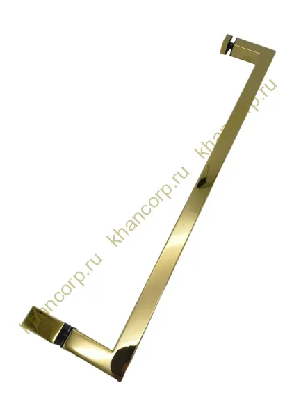 Ручка скоба FDR-85, 19х19х450х1.0 мм, нержавейка/золото