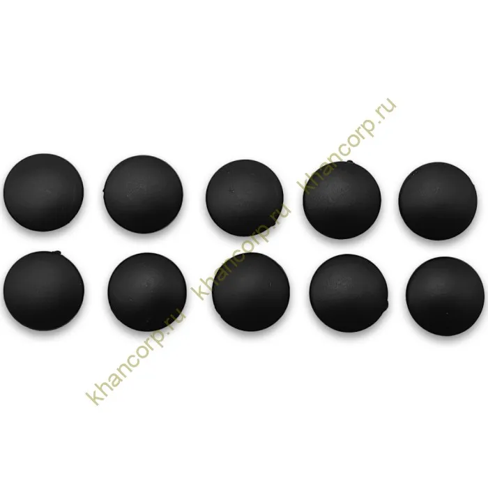 Комплект декоративных заглушек FDA-95 на винты - 10 шт, ПВХ/черный