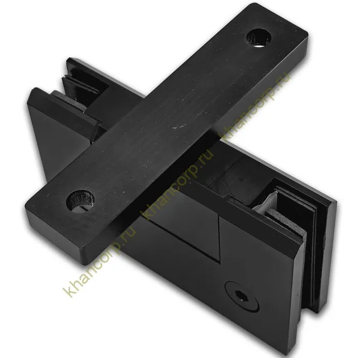 Петля Альфа α FDP-17 поворотная 360°, нержавейка/черный