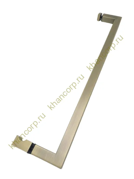 Ручка скоба FDR-85, 19х19х450х1.0 мм, нержавейка/бронза