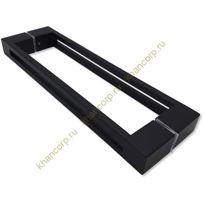 Ручка скоба FDR-89, 30х10х300х1.0 мм, нержавейка/черный