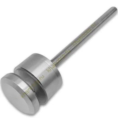 Стеклодержатель FKK-43, 10х26-36 мм Ø50 мм М12x1.75 для стекла, нержавейка/матовый