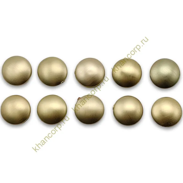 Комплект декоративных заглушек FDA-95 на винты - 10 шт, ПВХ/матовое золото