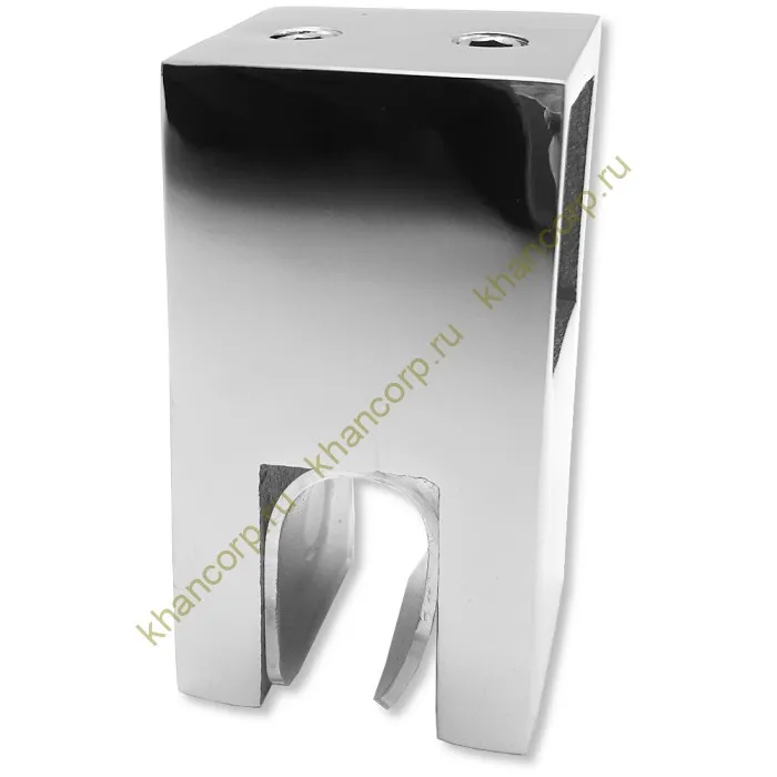 Держатель стекла FDC-53 сквозной 15х15, нержавейка/полированный